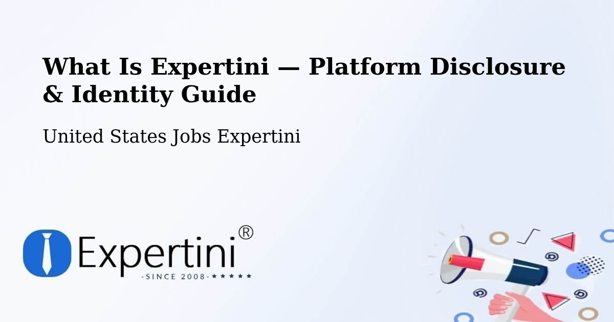 What Is Expertini — Platform Disclosure & Identity Guide – Islip